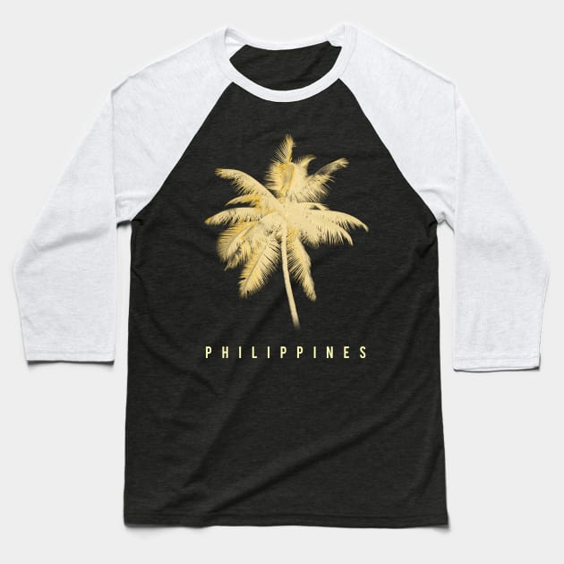 Philippines coconut palm Baseball T-Shirt by Dpe1974